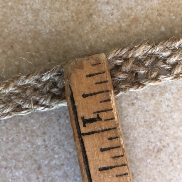 Vintage Y2K Braided Jute Boho Belt-Hippie chic - Picture 16 of 16